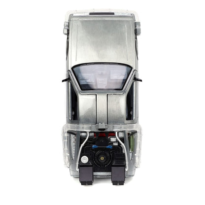 Back to the Future Hollywood Rides Diecast Model 1/24 Back to the Future 1 Time Machine11