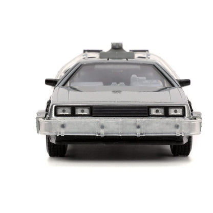 Back to the Future Hollywood Rides Diecast Model 1/24 Back to the Future 1 Time Machine3