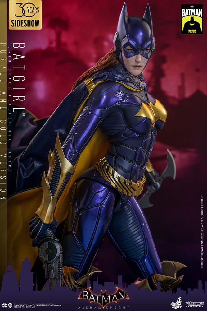 Batman Arkham Knight Videogame Masterpiece Action Figure 1/6 Batgirl (Purple and Gold Version) Exclusive 30cm10