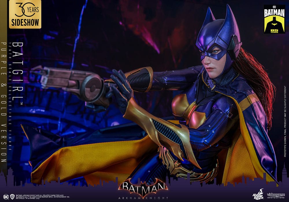 Batman Arkham Knight Videogame Masterpiece Action Figure 1/6 Batgirl (Purple and Gold Version) Exclusive 30cm14