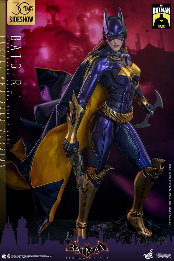 Batman Arkham Knight Videogame Masterpiece Action Figure 1/6 Batgirl (Purple and Gold Version) Exclusive 30cm11