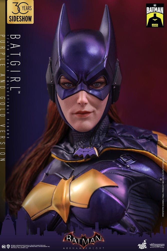 Batman Arkham Knight Videogame Masterpiece Action Figure 1/6 Batgirl (Purple and Gold Version) Exclusive 30cm9