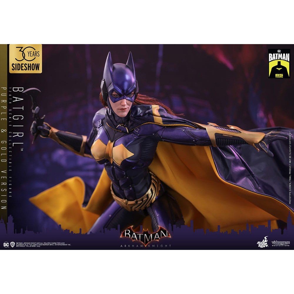 Batman Arkham Knight Videogame Masterpiece Action Figure 1/6 Batgirl (Purple and Gold Version) Exclusive 30cm2
