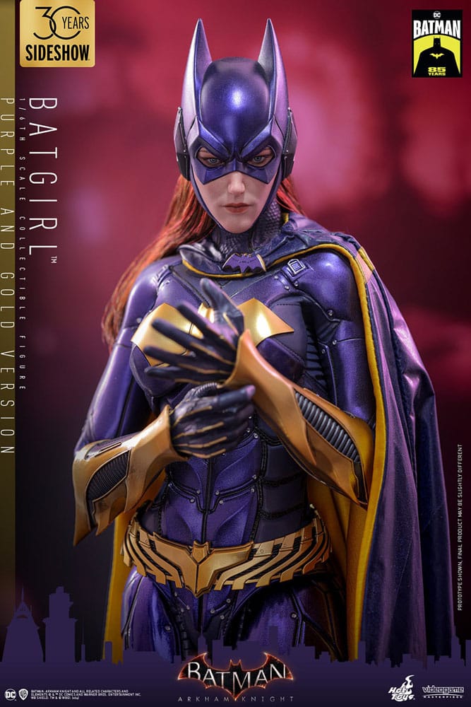 Batman Arkham Knight Videogame Masterpiece Action Figure 1/6 Batgirl (Purple and Gold Version) Exclusive 30cm3