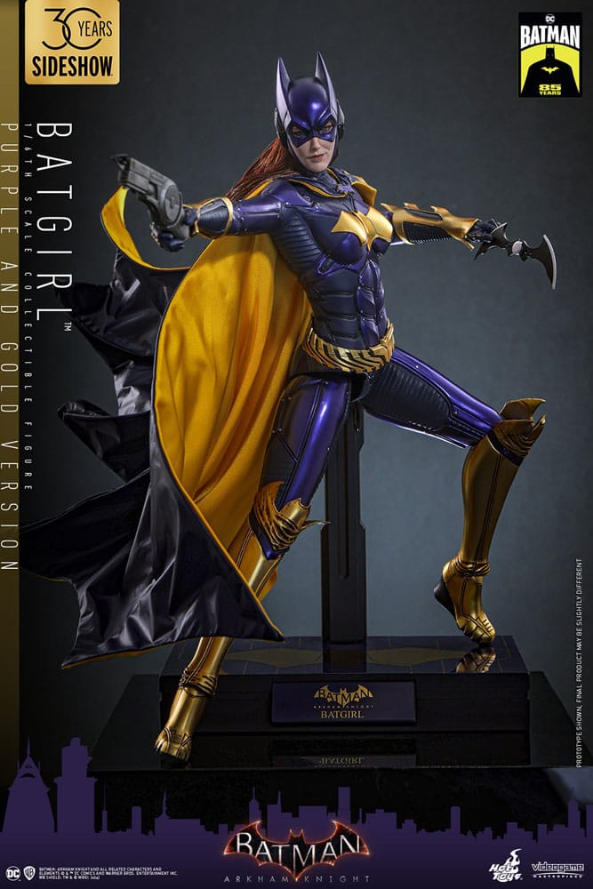 Batman Arkham Knight Videogame Masterpiece Action Figure 1/6 Batgirl (Purple and Gold Version) Exclusive 30cm7
