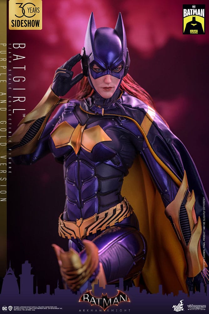 Batman Arkham Knight Videogame Masterpiece Action Figure 1/6 Batgirl (Purple and Gold Version) Exclusive 30cm8