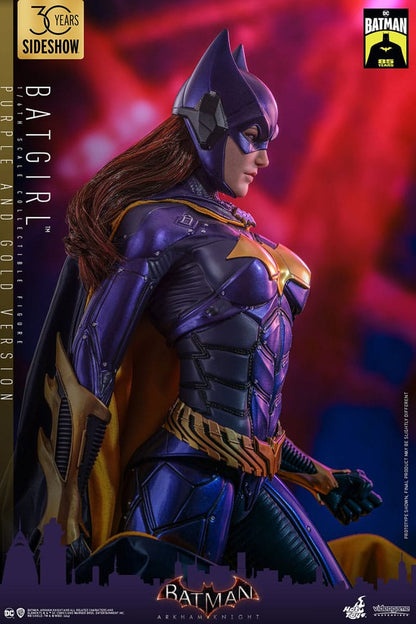 Batman Arkham Knight Videogame Masterpiece Action Figure 1/6 Batgirl (Purple and Gold Version) Exclusive 30cm4