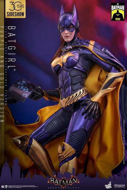 Batman Arkham Knight Videogame Masterpiece Action Figure 1/6 Batgirl (Purple and Gold Version) Exclusive 30cm5