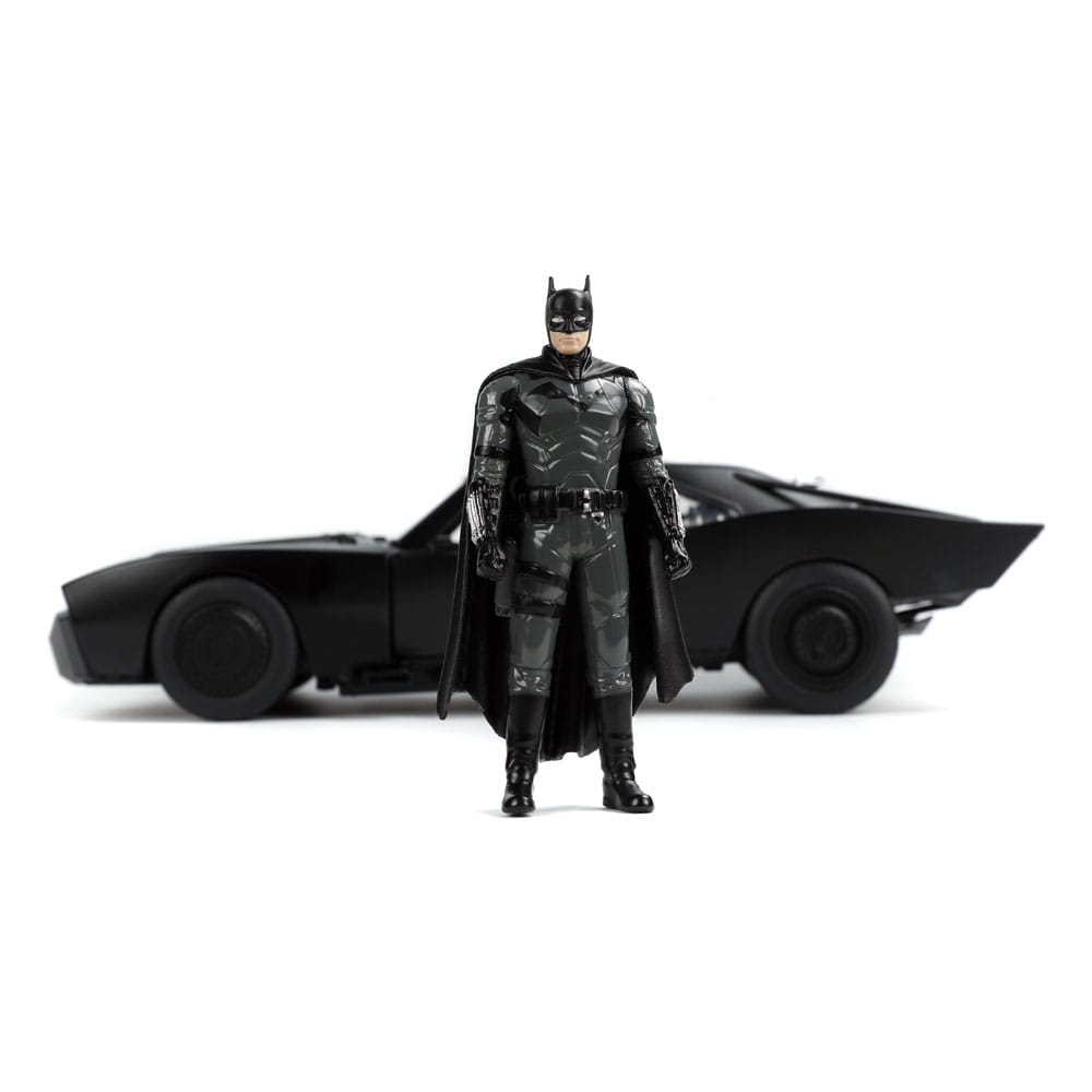 Batman 2022 Hollywood Rides Diecast Model 1/18 2022 Batmobile with Figure4