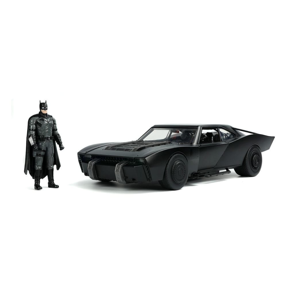 Batman 2022 Hollywood Rides Diecast Model 1/18 2022 Batmobile with Figure3