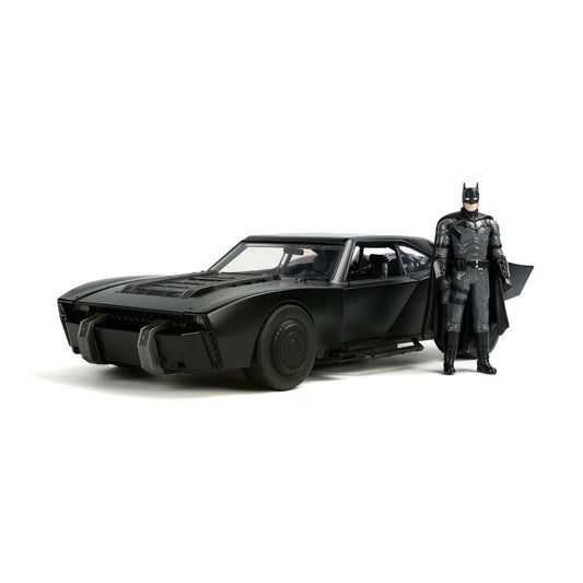 Batman 2022 Hollywood Rides Diecast Model 1/18 2022 Batmobile with Figure1