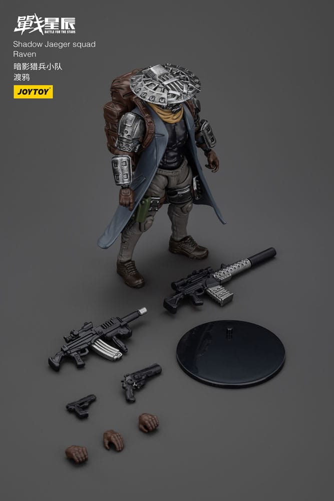 Battle For the Stars Action Figure Shadow Jaeger Squad Raven 16cm8