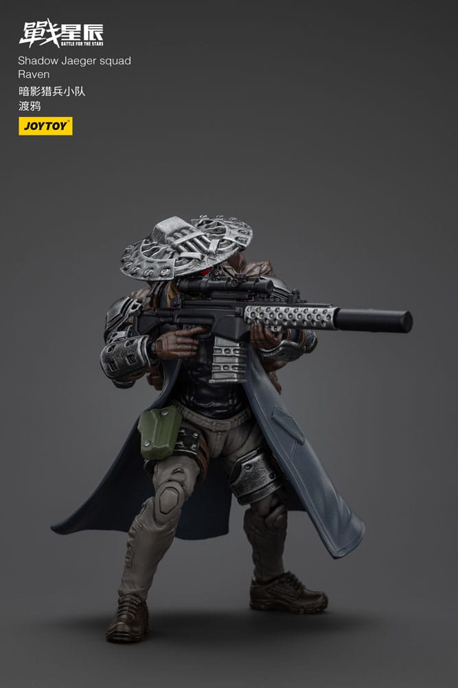 Battle For the Stars Action Figure Shadow Jaeger Squad Raven 16cm4