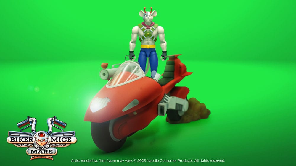 Biker Mice From Mars Vehicle Vinnie's Radical Rocket Sled 25cm3
