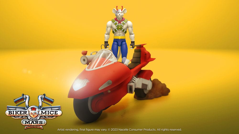 Biker Mice From Mars Vehicle Vinnie's Radical Rocket Sled 25cm6
