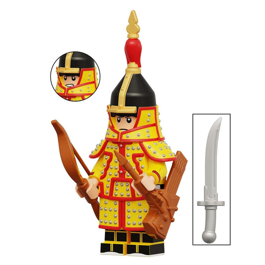 Bordered Yellow Banner Manchu Eight Banners Army Minifigure1