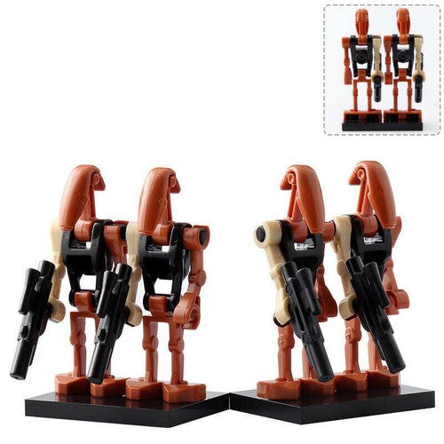 4 x R0-GR Droid custom Star Wars Minifigure1