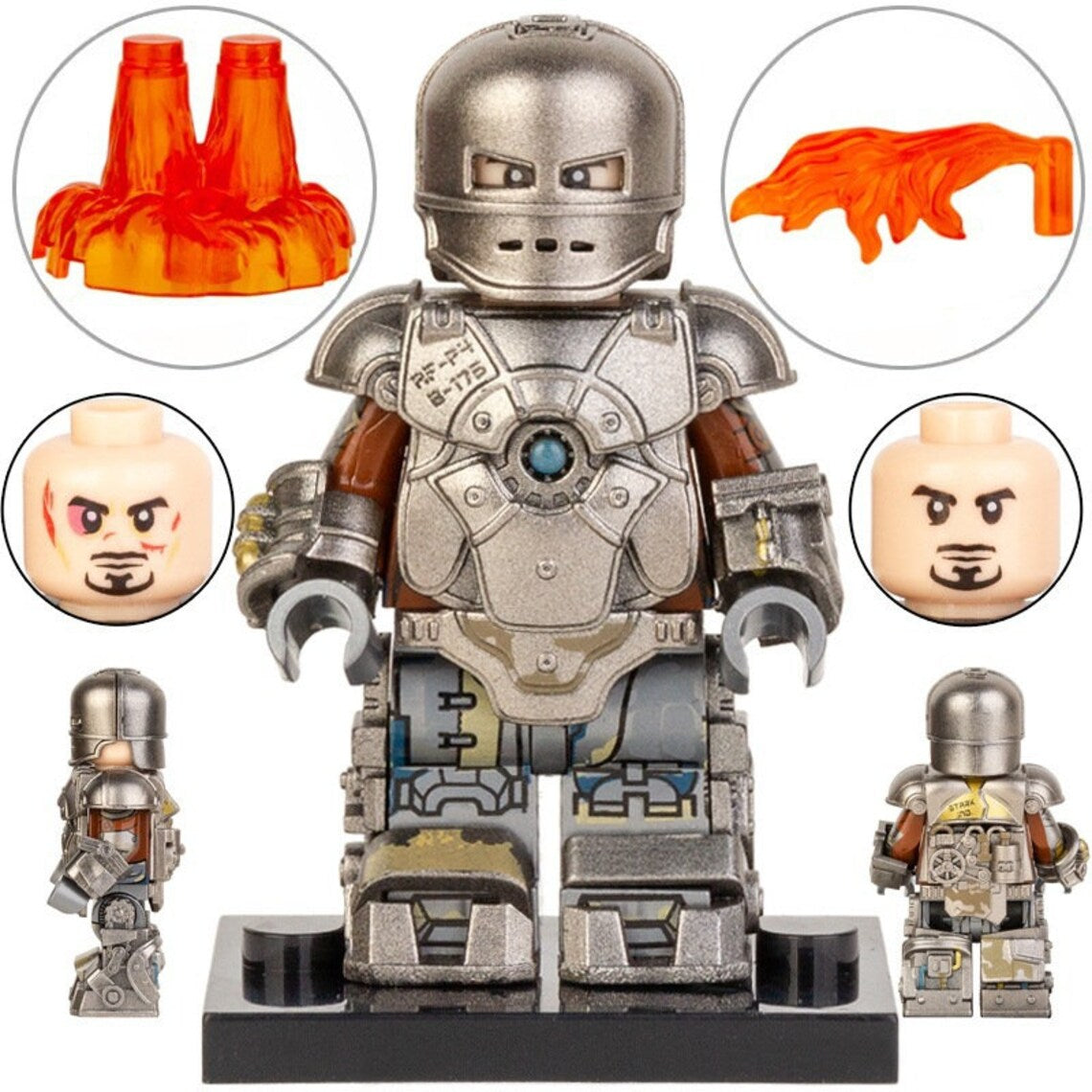 Iron Man Mark 1 Custom Marvel Superhero Minifigure1