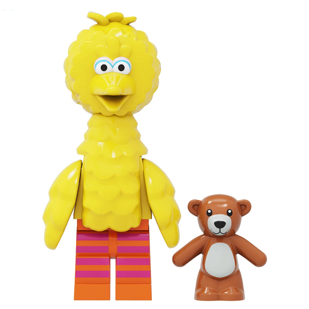 Big Bird Sesame Street Custom Minifigure1