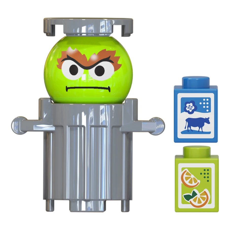 Oscar the Grouch Sesame Street Custom Minifigure1