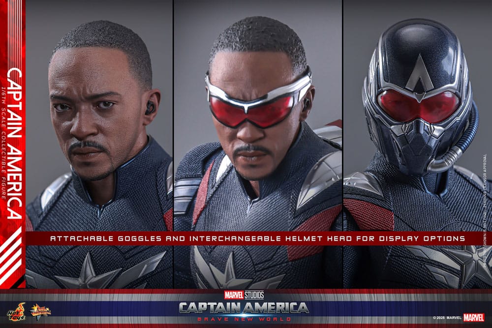 Captain America: Brave New World Movie Masterpiece Action Figure 1/6 Captain America 30cm19