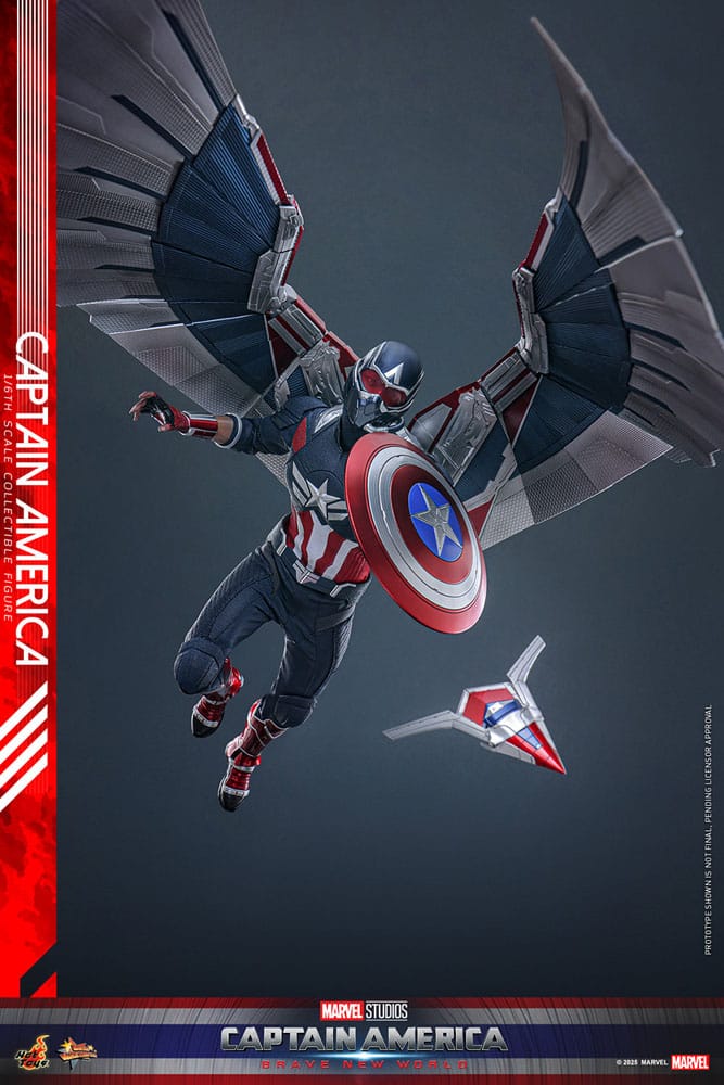 Captain America: Brave New World Movie Masterpiece Action Figure 1/6 Captain America 30cm5