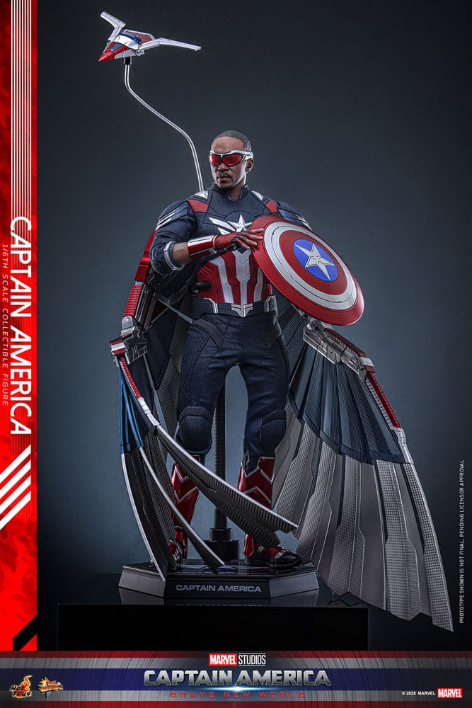 Captain America: Brave New World Movie Masterpiece Action Figure 1/6 Captain America 30cm17