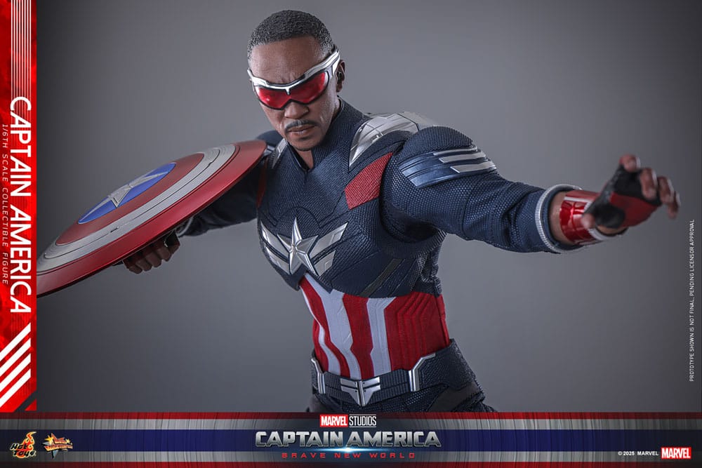 Captain America: Brave New World Movie Masterpiece Action Figure 1/6 Captain America 30cm12