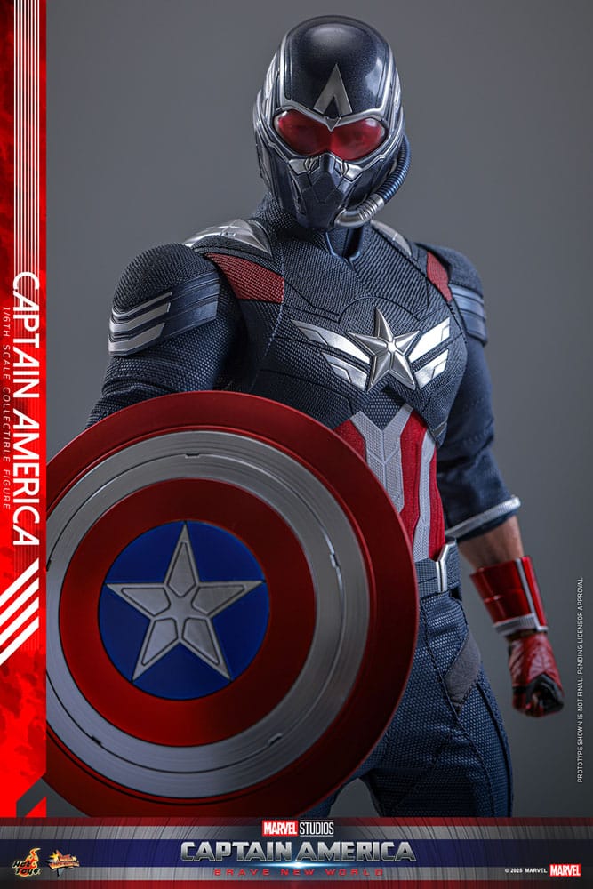 Captain America: Brave New World Movie Masterpiece Action Figure 1/6 Captain America 30cm11