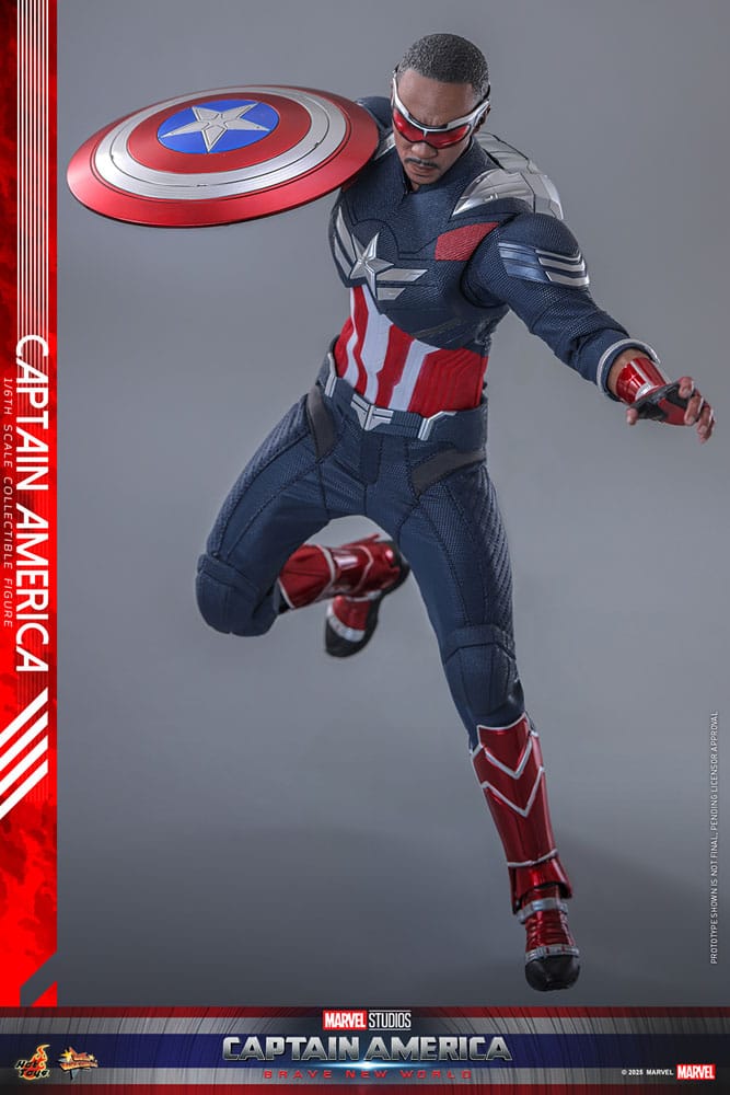 Captain America: Brave New World Movie Masterpiece Action Figure 1/6 Captain America 30cm4