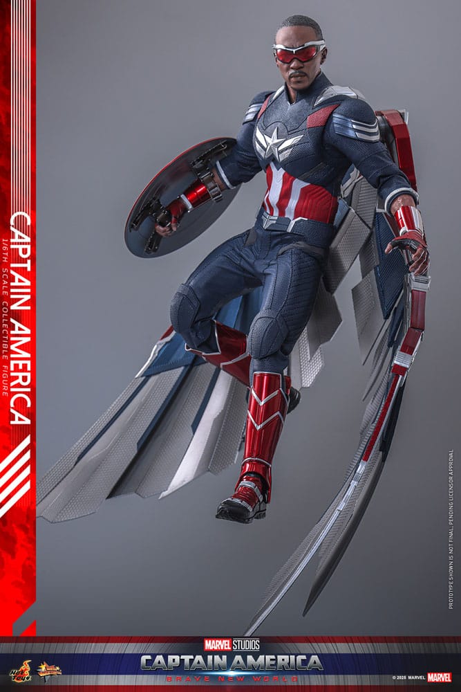 Captain America: Brave New World Movie Masterpiece Action Figure 1/6 Captain America 30cm10
