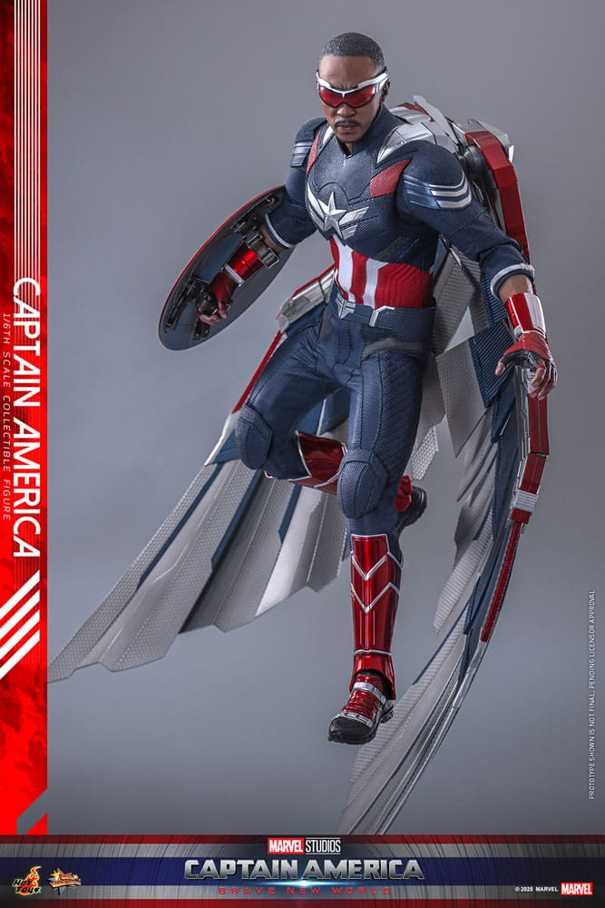Captain America: Brave New World Movie Masterpiece Action Figure 1/6 Captain America 30cm7