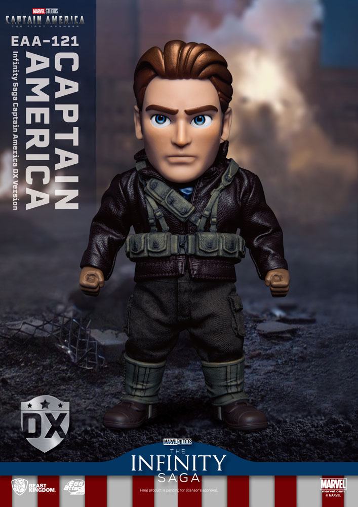 Captain America: The First Avenger Egg Attack Action Action Figure Captain America DX Version 17cm5