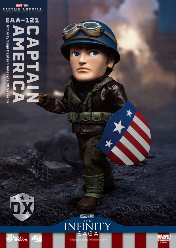 Captain America: The First Avenger Egg Attack Action Action Figure Captain America DX Version 17cm9