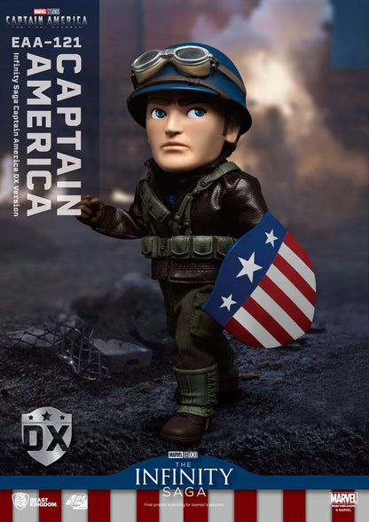 Captain America: The First Avenger Egg Attack Action Action Figure Captain America DX Version 17cm9