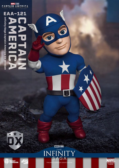 Captain America: The First Avenger Egg Attack Action Action Figure Captain America DX Version 17cm4