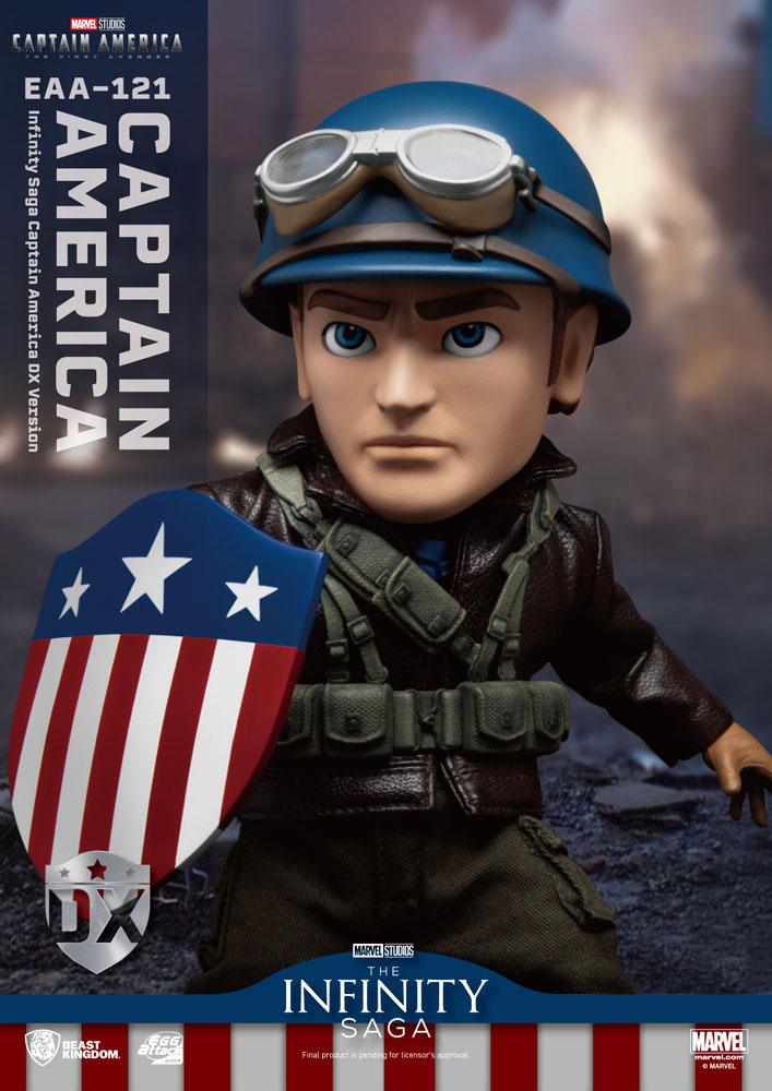 Captain America: The First Avenger Egg Attack Action Action Figure Captain America DX Version 17cm6