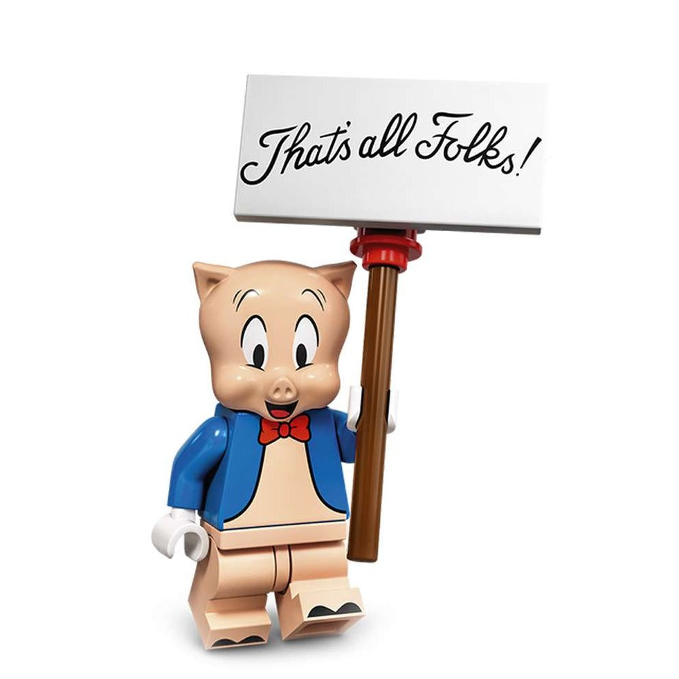 Porky Pig Custom Looney Tunes Cartoon Minifigure2
