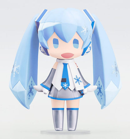 Character Vocal Series 01: Hatsune Miku HELLO! GOOD SMILE Action Figure Snow Miku 10cm4