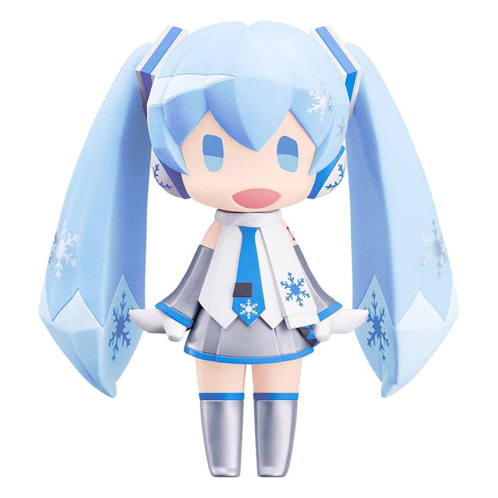 Character Vocal Series 01: Hatsune Miku HELLO! GOOD SMILE Action Figure Snow Miku 10cm1
