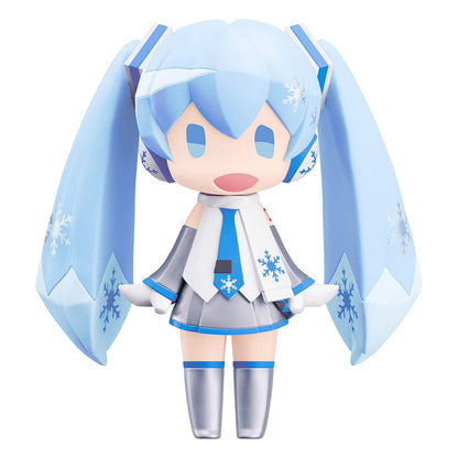 Character Vocal Series 01: Hatsune Miku HELLO! GOOD SMILE Action Figure Snow Miku 10cm1