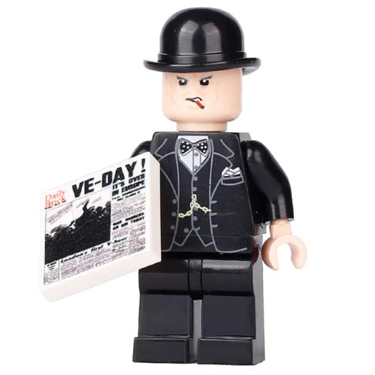 Winston Churchill Custom Minifigure1