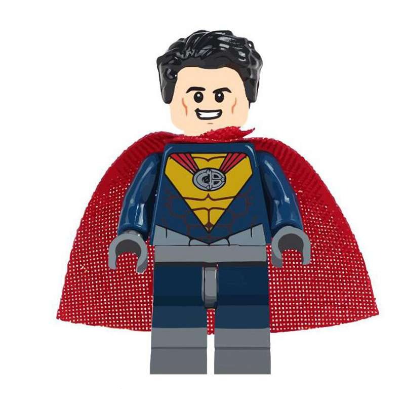 Captain Barbell Custom Superhero Minifigure1