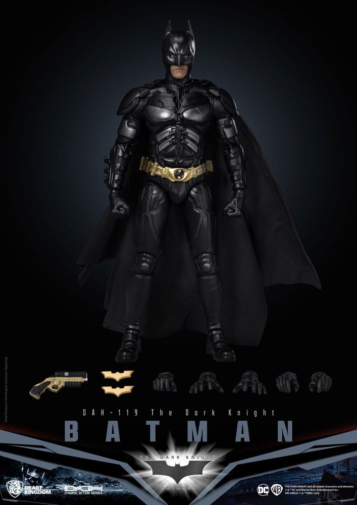 DC Comics Dynamic 8ction Heroes Action Figure 1/9 Batman (The Dark Knight) 21cm7