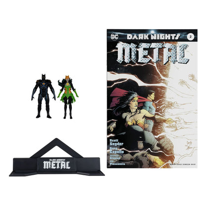 DC Direct Page Punchers Action Figure 2-Pack Batman of Earth-44 & Batman of Earth-11 (Dark Nights: Metal) 8cm8