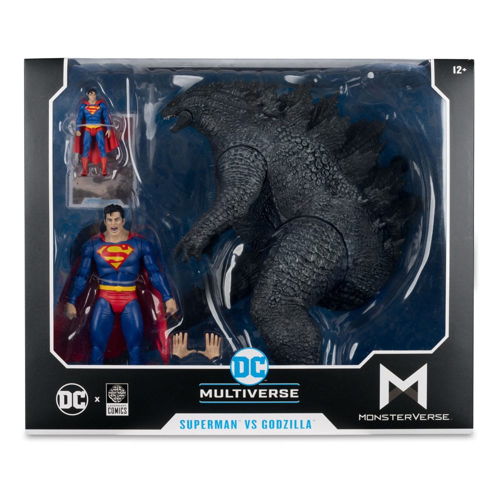 DC Justice League Monsterverse DC Multiverse Action Figures 2-Pack Superman Vs. Godzilla 30cm13