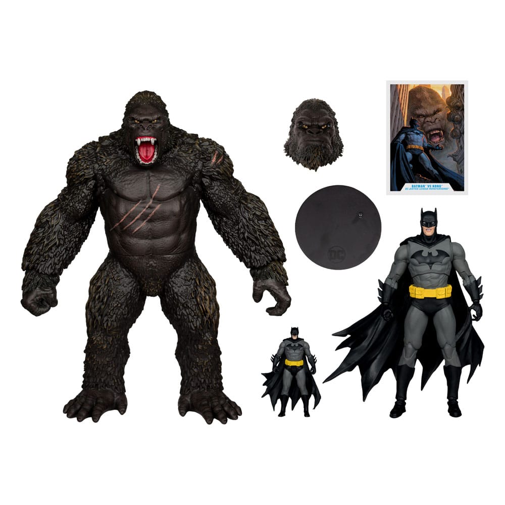 DC Justice League Monsterverse DC Multiverse Action Figures 2-Pack Batman & Kong 29cm2