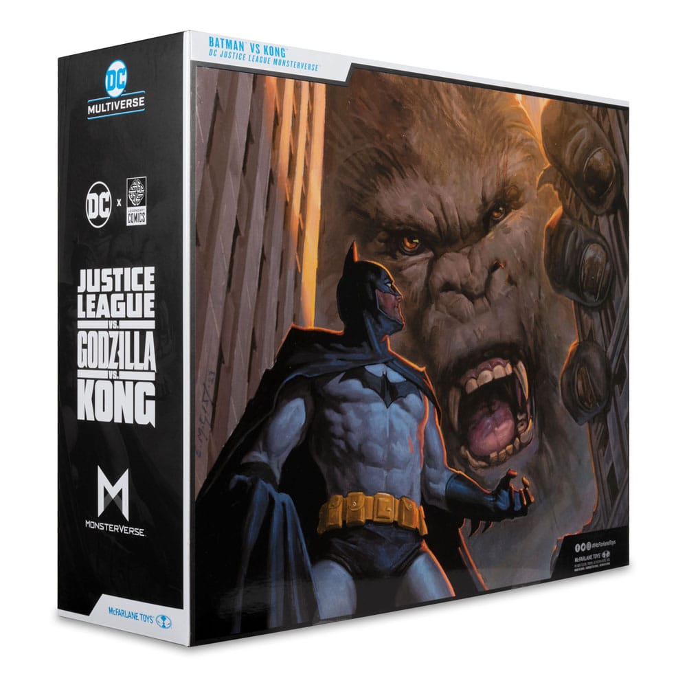 DC Justice League Monsterverse DC Multiverse Action Figures 2-Pack Batman & Kong 29cm14