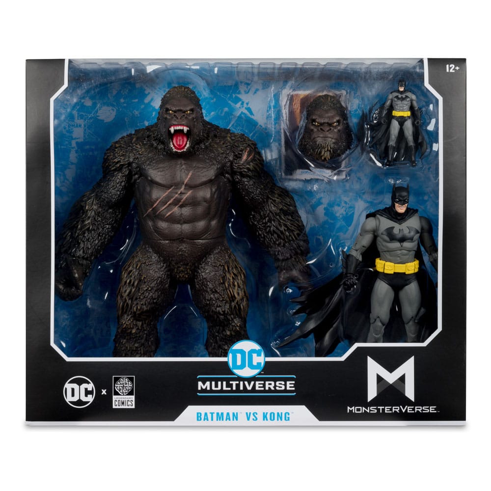 DC Justice League Monsterverse DC Multiverse Action Figures 2-Pack Batman & Kong 29cm12