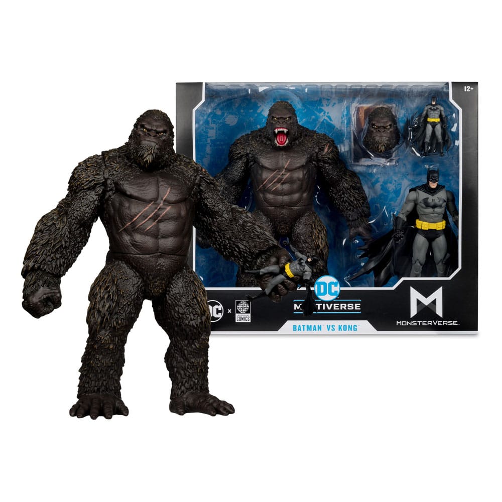 DC Justice League Monsterverse DC Multiverse Action Figures 2-Pack Batman & Kong 29cm7